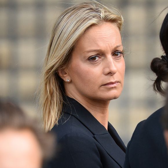 Audrey-Crespo Mara - Arrivées aux obsèques de Mathilde Favier en l'église Saint-Sulpice à Paris le 31 aout 2026. © Clement Prioli/Bestimage
