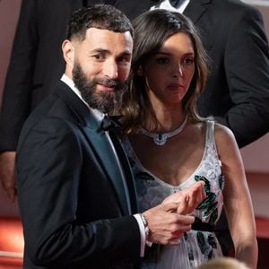 Karim Benzema et sa compagne Lyna Khoudri à la descente des marches du film « 13 jours 13 nuits » lors du 78ème Festival International du Film de Cannes. Le 23 mai 2025
© Olivier Borde/ Bestimage