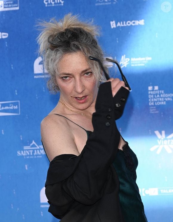 Corinne Masiero (présidente du jury) au photocall du jury de la première édition du film de demain (FFD) au Ciné Lumière de Vierzon. © Coadic Guirec / Bestimage