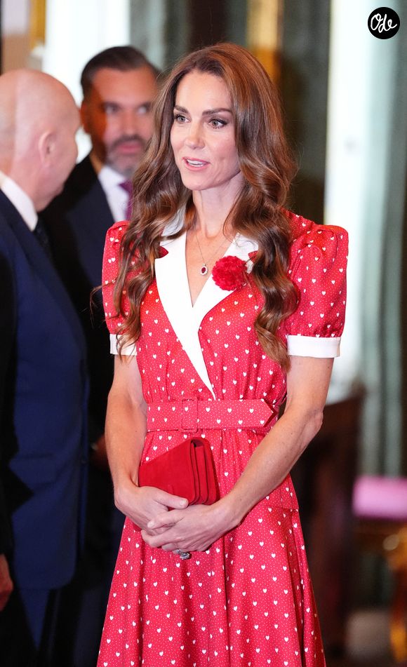 La princesse de Galles lors d'une réception organisée par Cancer Research UK à l'occasion du 125e anniversaire de l'organisation caritative, au St James's Palace, à Londres. ©Bestimage
