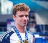 Léon Marchand se dévoile comme rarement dans la série documentaire "Au-delà de l'or", coréalisée par son père.

Leon Marchand (FRA) - Championnats d'Europe de natation au Centre aquatique olympique à Saint-Denis. © Baptiste Autissier / PsnewZ / Bestimage