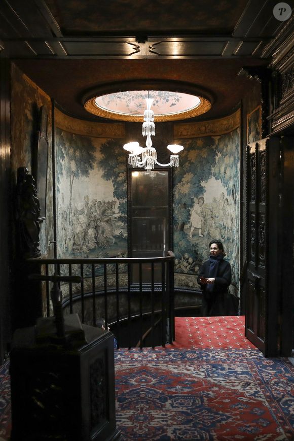 Illustration - La Maire de Paris, Anne Hidalgo inaugure aux côtés de François Pinault la Maison de Victor Hugo rénovée (propriété de la Ville de Paris) à Guernesey dans les îles Anglo-Normandes le 5 avril 2019. © Stéphane Lemouton / Bestimage