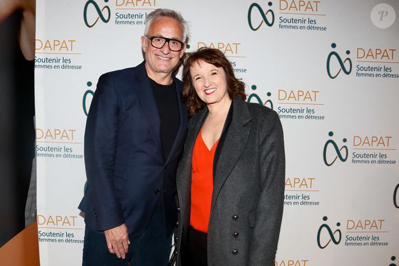 Philippe Collignon, Anne Roumanoff lors de la soirée de remise des prix Dapat 2025 au Théâtre du Rond Point à Paris le 24 mars 2025

© Rachid Bellak / Bestimage