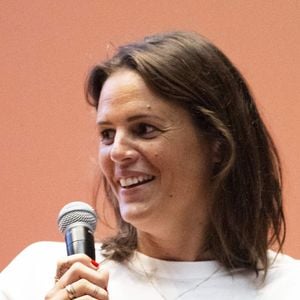 Laure Manaudou - Dévoilement du parcours du relais de la flamme des Jeux Olympiques de Paris 2024 dans la grand amphitheatre de la Sorbonne à Paris le 23 juin 2023.