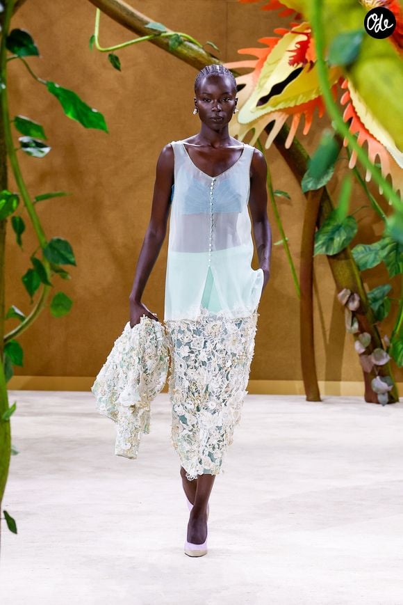 Défilé de mode Chanel Collection Haute Couture Automne/Hiver 2026-2027 lors de la Fashion Week de Paris (PFW) au Grand Palais, à Paris, France, le 7 juillet 2026. © Bestimage