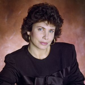 Photo d'archives prise dans les années 80 de la journaliste de télévision Anne Sinclair. Photo par Pascal Baril/ABACAPRESS.COM