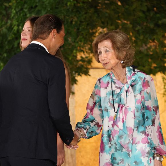 La Reine Sofia avec Rafael Nadal lors de la réception des autorités et d'une représentation de la société des Baléares au Palais Marivent, le 4 août 2025, à Palma de Majorque (Iles Baléares, Espagne).

RÉCEPTION

Raúl Terrel / Europa Press

08/04/2025