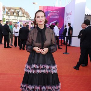 Carole Bouquet - Arrivées à la cérémonie de clôture et la projection du film Joika lors de la 49ème édition du festival du film américain de Deauville le 9 septembre 2023.

© Denis Guignebourg / Bestimage