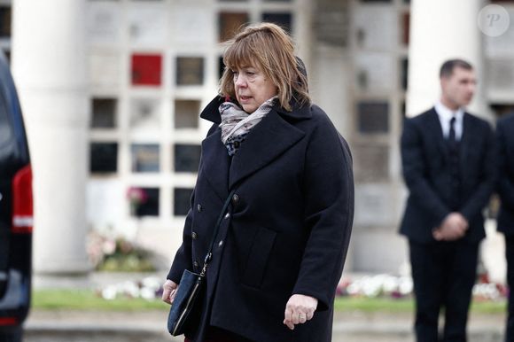 Michèle Bernier - Obsèques d'Isabelle Mergault à la Coupole du Père-Lachaise à Paris le 30 mars 2026. © Cyril Moreau - Dominique Jacovides / Bestimage