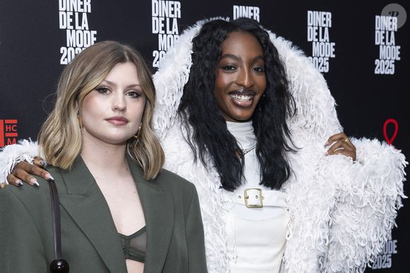 Marine Delplace et Ebony Cham au photocall du 22ème dîner de la mode pour le Sidaction à Paris le 30 janvier 2025.
© Olivier Borde / Bestimage