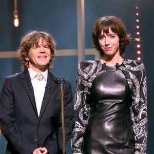 Alex Lutz et Sara Giraudeau - Intérieur - 36ème cérémonie des Molières aux Folies Bergère à Paris le 28 avril 2025. © Bertrand Rindoff / Bestimage