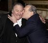 "Nous sommes parvenus à un accord"

Gérard Depardieu et le paparazzi Rino Barillari se réconcilient au "Harry's Bar" à Rome.
Zuma Press / Bestimage