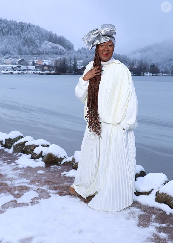 Nadege Beausson-Diagne en photocall pour le 33ème Festival International du Film Fantastique de Gérardmer le 29 Janvier 2026. © Denis Guignebourg/BestImage