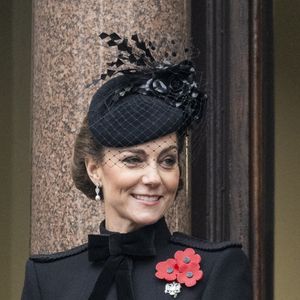 Catherine Kate Middleton, princesse de Galles  - La famille royale honore les disparus des deux guerres mondiales lors de la cérémonie Remembrance Sunday ( Dimanche du souvenir ) au Cénotaphe à Londres le 10 novembre 2024  Backgrid UK/ Bestimage

Pictured: Catherine, Princess of Wales