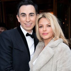 Jordan De Luxe et Séverine Ferrer lors du 140e anniversaire des Deux Magots à Paris, en France, le 29 avril 2024. Photo : Aurore Maréchal/ABACAPRESS.COM