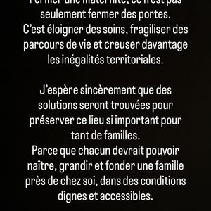 Omar Sy a pris la parole dans sa story Instagram concernant la fermeture de la maternité. Capture d'écran Instagram