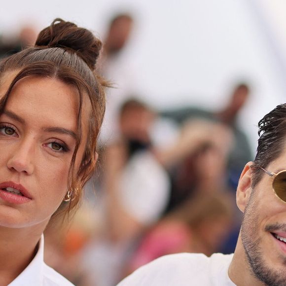 Adèle Exarchopoulos et François Civil au photocall du film "L'Amour Ouf" (Beating Hearts / Compétition) lors du 77ème Festival International du Film de Cannes, le 24 mai 2024. 

© Jacovides / Moreau / Bestimage