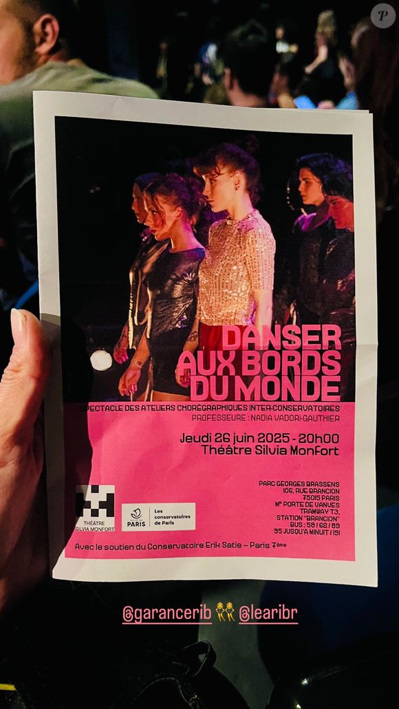 Flyer du spectacle de Garance et Léa, les jumelles de Lio