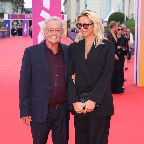 Didier Barbelivien et sa femme Laure - Arrivées à la soirée d'ouverture de la 50ème édition du Festival du Cinema Américain de Deauville, France, le 6 septembre 2024. © Denis Guignebourg/BestImage