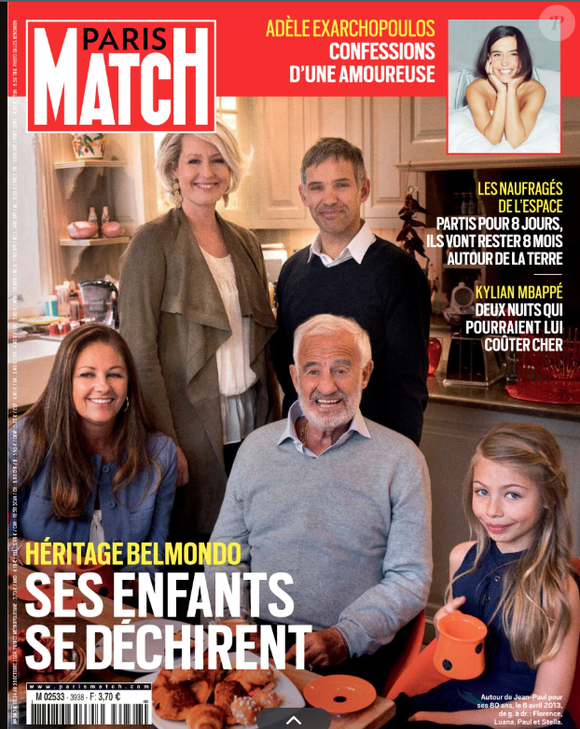 Famille Belmondo, Paris Match du 24 octobre 2024