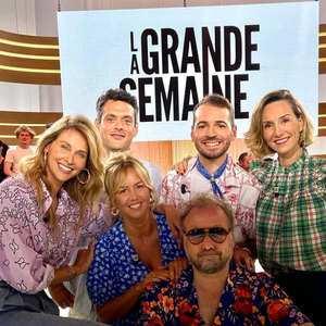 Et plus particulièrement autour de son émission La Grande semaine qu'elle présente depuis 1 an seulement.

Ophélie Meunier sur le plateau de "La Grande semaine"