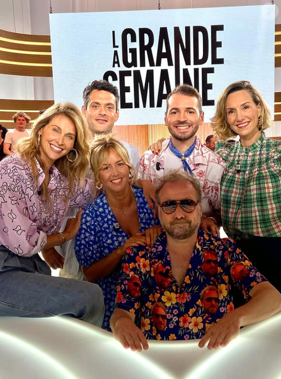 Et plus particulièrement autour de son émission La Grande semaine qu'elle présente depuis 1 an seulement.

Ophélie Meunier sur le plateau de "La Grande semaine"