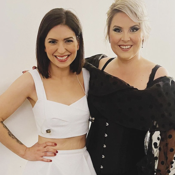 Marlène Schaff et Lucie Bernardoni sur Instagram.