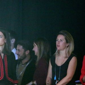 Charlotte Casiraghi, Virginie Couperie-Eiffel - Gala de charité de l'Amade lors du jumping Longines Master de Paris à Villepinte le 5 décembre 2015. Deux épreuves ont eu lieu dans la soirée: le "Gucci Gold Cup" et "Style et Compétition for Amade". En l'absence de sa mère, la princesse Caroline de Hanovre, c'est Charlotte Casiraghi qui a présidé la remise des prix. © Dominique Jacovides / Bestimage