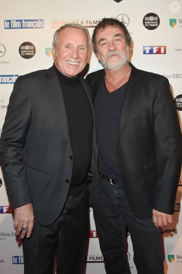 Yves Rénier et Olivier Marchal - 26ème édition des Trophées du Film Français 2018 au Palais Brongniart à Paris le 5 février 2019. © Codic Guirec/Bestimage