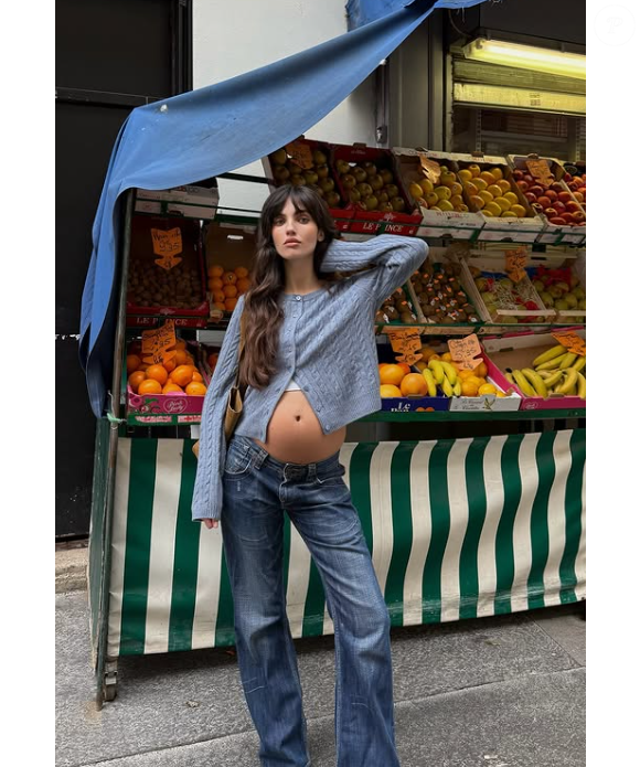 Sur Instagram, le mannequin de 29 ans s'est livrée sur sa grossesse
Laura Bensadoun
