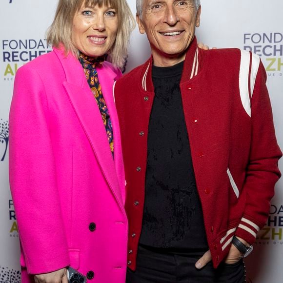 Nagui et sa femme Mélanie Page au photocall du concert du gala des 20 ans de la fondation Recherche Alzheimer "2 générations chantent pour la 3ème" à l'Olympia à Paris le 18 mars 2024.

© Cyril Moreau / Bestimage