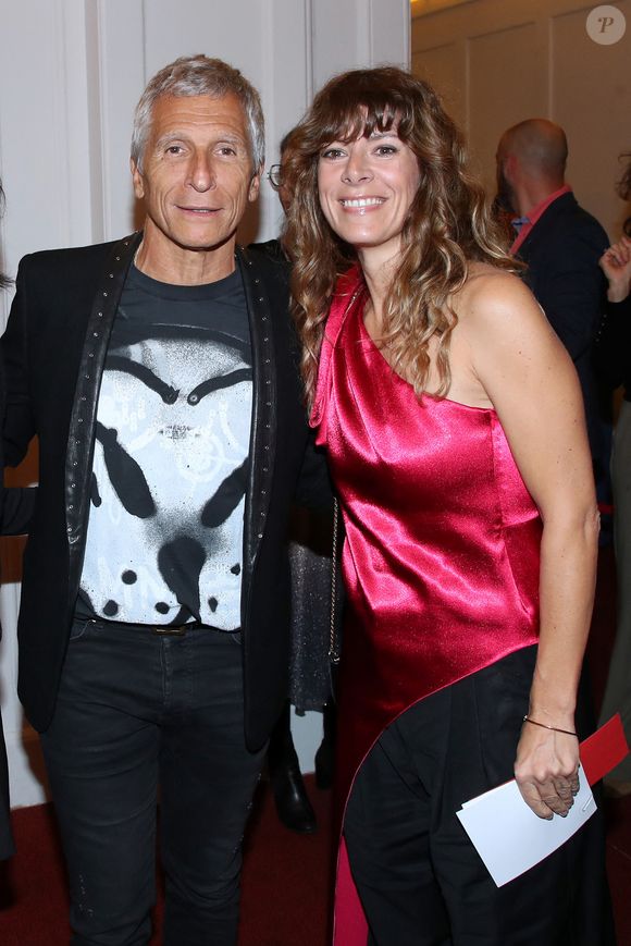 Nagui (président de la soirée) et Magali Ripoll à la soirée de gala Enfance Majuscule à Salle Gaveau à Paris le 7 octobre 2024. 
© Bertrand Rindoff / Bestimage
