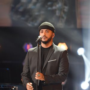 Slimane Nebchi lors de l'enregistrement de l'émission "Bon anniversaire Line" à l'occasion des 90 ans de Line Renaud au Théâtre Bobino à Paris, le 25 juin 2018.
 
© Coadic Guirec / Bestimage