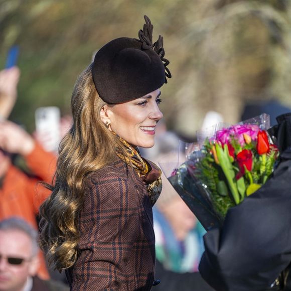 Sandringham, ROYAUME-UNI Les membres de la famille royale britannique assistent à l'office du matin de Noël à l'église St Mary Magdalene le 25 décembre 2025 à Sandringham, Norfolk.



Sur la photo : Catherine, Princesse de Galles (Catherine "Kate" Middleton, princesse de Galles), Kate Middleton