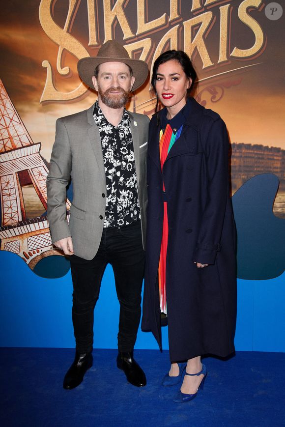 Le réalisateur Mathias Malzieu (Dionysos), Olivia Ruiz assistent à l'avant-première de Une Sirene A Paris au cinéma Max Linder à Paris, France, le 2 mars 2020. Photo par David Boyer/ABACAPRESS.COM