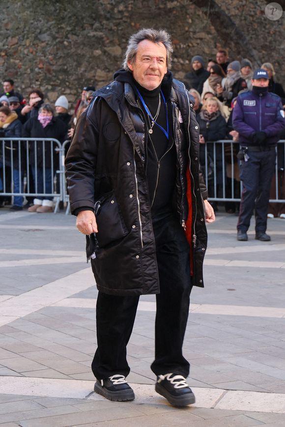 Jean-Luc Reichmann - Arrivées aux obsèques de Brigitte Bardot en l'église Paroissiale Notre-Dame-de-l'Assomption de Saint-Tropez, France, le 7 janvier 2026.   © Jacovides-Moreau/Bestimage
