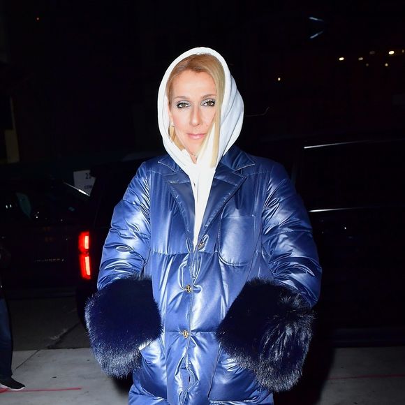 Céline Dion brave le froid de New York avec une maxi doudoune le 7 mars 2020.

© Backgrid USA / Bestimage