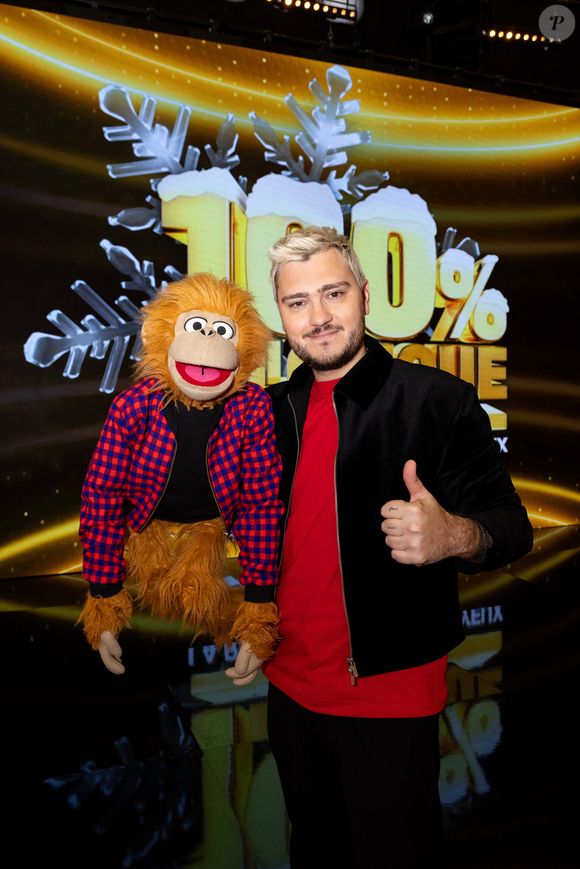 Exclusif - Jeff Panacloc lors de l'enregistrement de l'émission "100% Logique", présentée par C.Féraud et diffusée le 20 décembre 2025 sur France 2, à Saint Denis, France, le 25 novembre 2025. © Jeremy Melloul/Bestimage