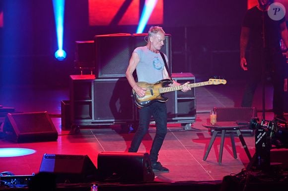 Gordon Matthew Thomas Sumner, connu artistiquement sous le nom de Sting, sur scène lors du concert Christmas by Starlite, organisé à l'Ifema, le 15 décembre 2023, à Madrid (Espagne). Europa Press / Bestimage