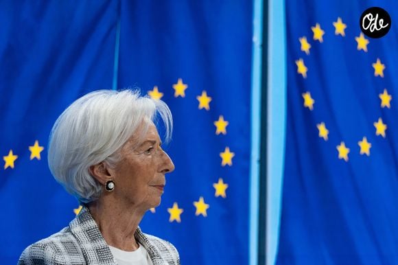 Christine Lagarde lors d'une conférence de presse le 29 octobre 2026. © Matias Basualdo/ZUMA Press Wire / Bestimage