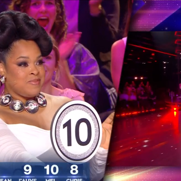 Et bien non, contre toute attente, c'est Adil Rami qui a récolté un 10 ce soir, de la part de de Mel Charlot

Grosse performance d'Adil Rami dans "Danse avec les stars" ! Capture d'écran TF1