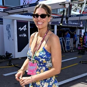 Laury Thilleman dans les paddocks du Formula 1 Louis Vuitton Grand Prix de Monaco 2026, le 6 juin 2026. 

© Bruno Bebert/Bestimage