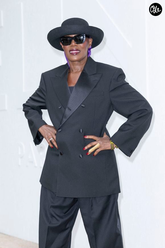 Exclusif - Grace Jones - Photocall du défilé Celine "Collection Homme Prêt-à-Porter Printemps/Eté 2027" lors de la Fashion Week de Paris, le 27 juin 2026.

© Olivier Borde/Bestimage