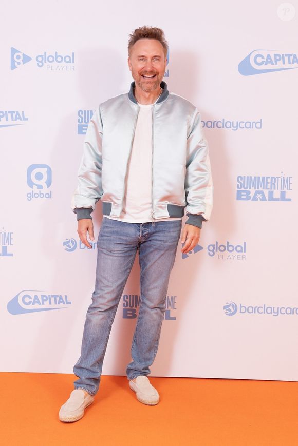 David Guetta attends the Capital Summertime Arrivals at Wembley Stadium in London, England, on June 16, 2024. © Backgrid UK/Bestimage