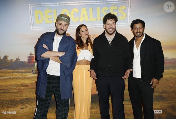 Ali Bougheraba, Vanessa Guide, Redouane Bougheraba, Raja Haseeb - Avant-Première du film "Délocalisés" à l'UGC Ciné Cité Bercy à Paris le 4 mars 2025. © Marc Ausset-Lacroix/Bestimage