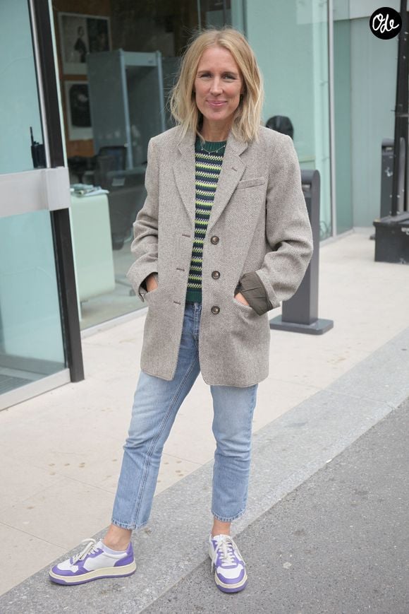 Exclusif - Agathe Lecaron arrive dans les studios de Radio France à Paris le 13 septembre 2022. © Panoramic / Bestimage # | 00587308