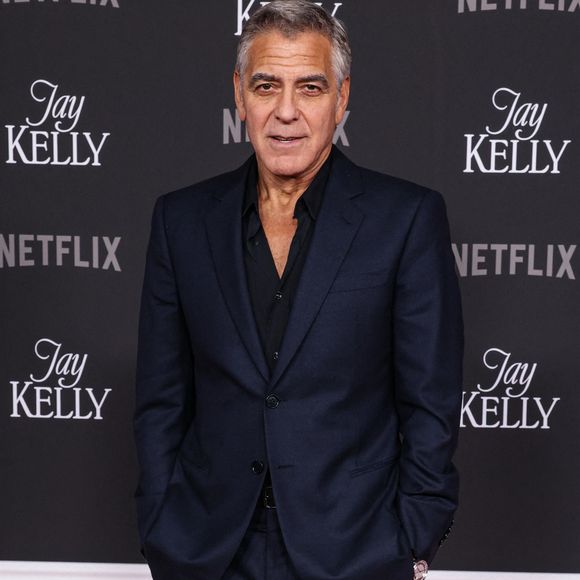 Hollywood, CA Los Angeles Premiere Of Netflix's 'Jay Kelly' held at The Egyptian Theatre Hollywood on November 11, 2025 in Hollywood, Los Angeles, California, United States.



Sur la photo : George Clooney