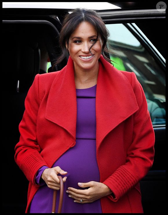 Meghan Markle, la duchesse de Sussex, visitent la lors d'un bain de foule à Hamilton Square, ville de Birkenhead, Merseyside UK le 14 janvier 2019. Photo by Andrew Parsons/Parsons Media/ABACAPRESS.COM
