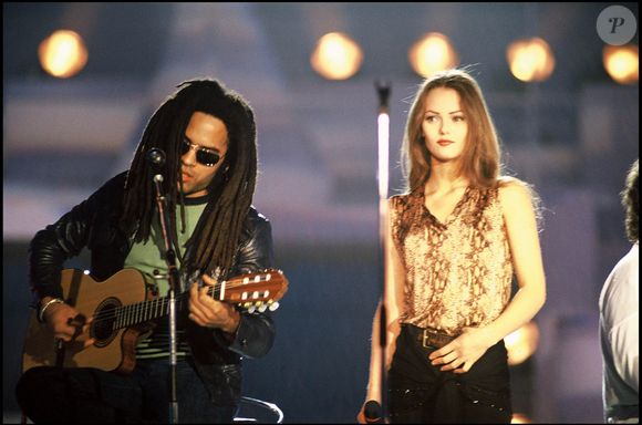 Archives - Vanessa Paradis et Lenny Kravitz ensemble sur scène.
Crédit : AGENCE / BESTIMAGE