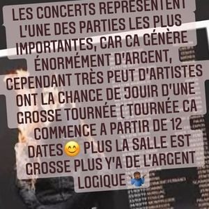 Capture d'écran de la story de Gims.